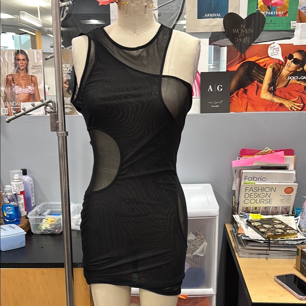 Sheer Black Dress